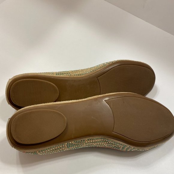 Vaneli Rhinestone Embellished Flats Sz 8.5 - Picture 5 of 5